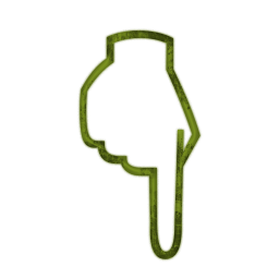 256x256 Down Arrow Clipart