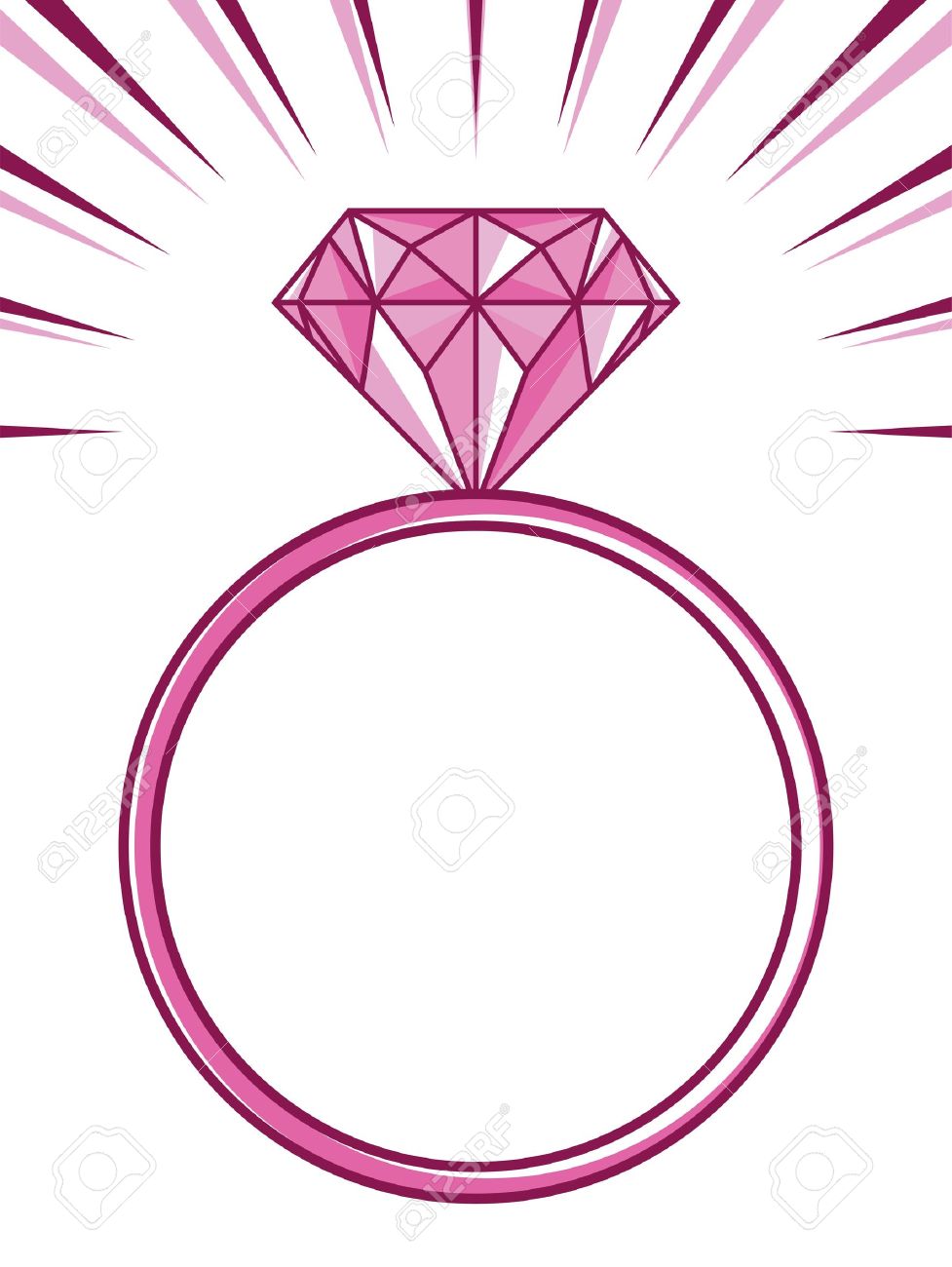 977x1300 Pink Wedding Ring Clipart Amp Pink Wedding Ring Clip Art Images
