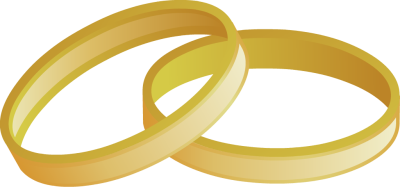 400x187 Golden Clipart Ring