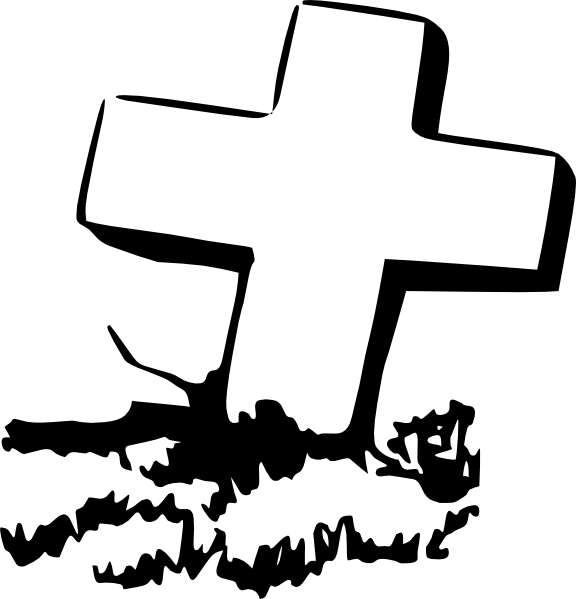 576x599 Cross Grave Graveyard Clip Art