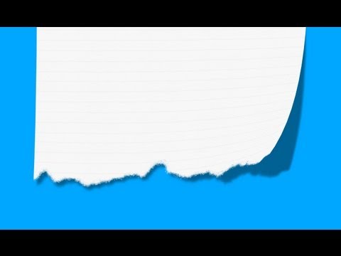 480x360 Photoshop Tutorial How To Make Torn Or Ripped Paper Effect