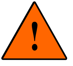298x267 1 High Risk Solid Orange Clip Art