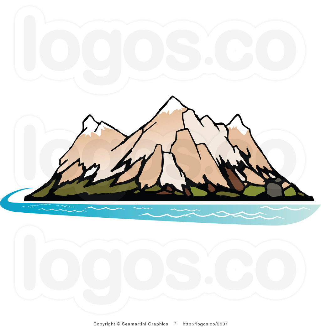 1024x1044 Mountain River Clipart