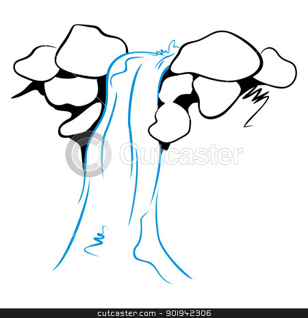 450x464 Stream Clipart Black And White