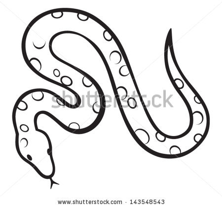 450x420 Cute Snake Clipart Black And White Clipart Panda