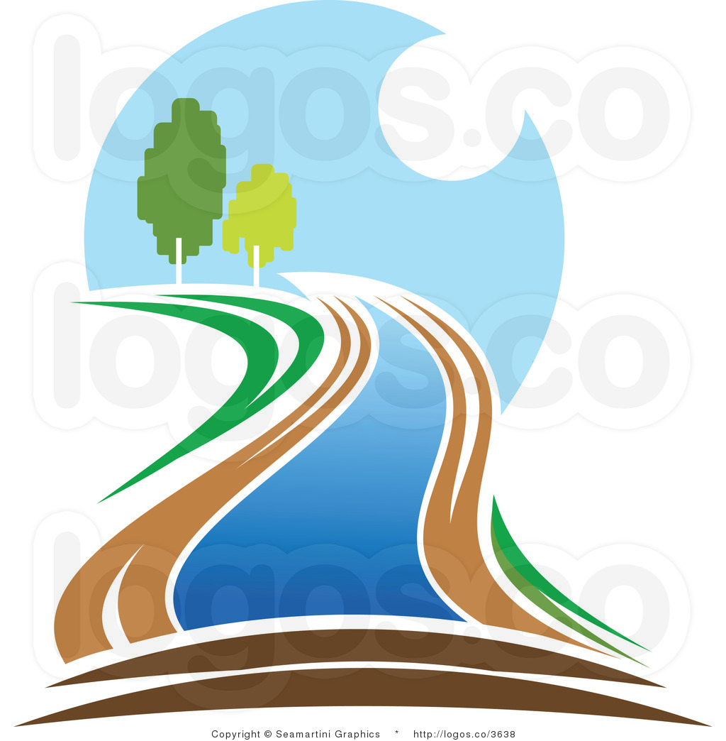 1024x1044 Mountain River Clipart