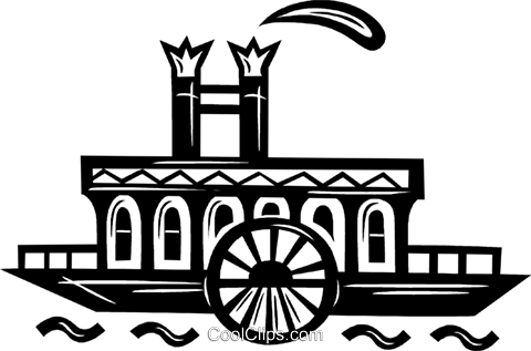 480x317 Riverboat Royalty Free Vector Clip Art Illustration Vc034240
