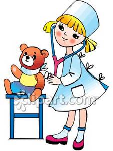 225x300 Teddy Clipart Nurse