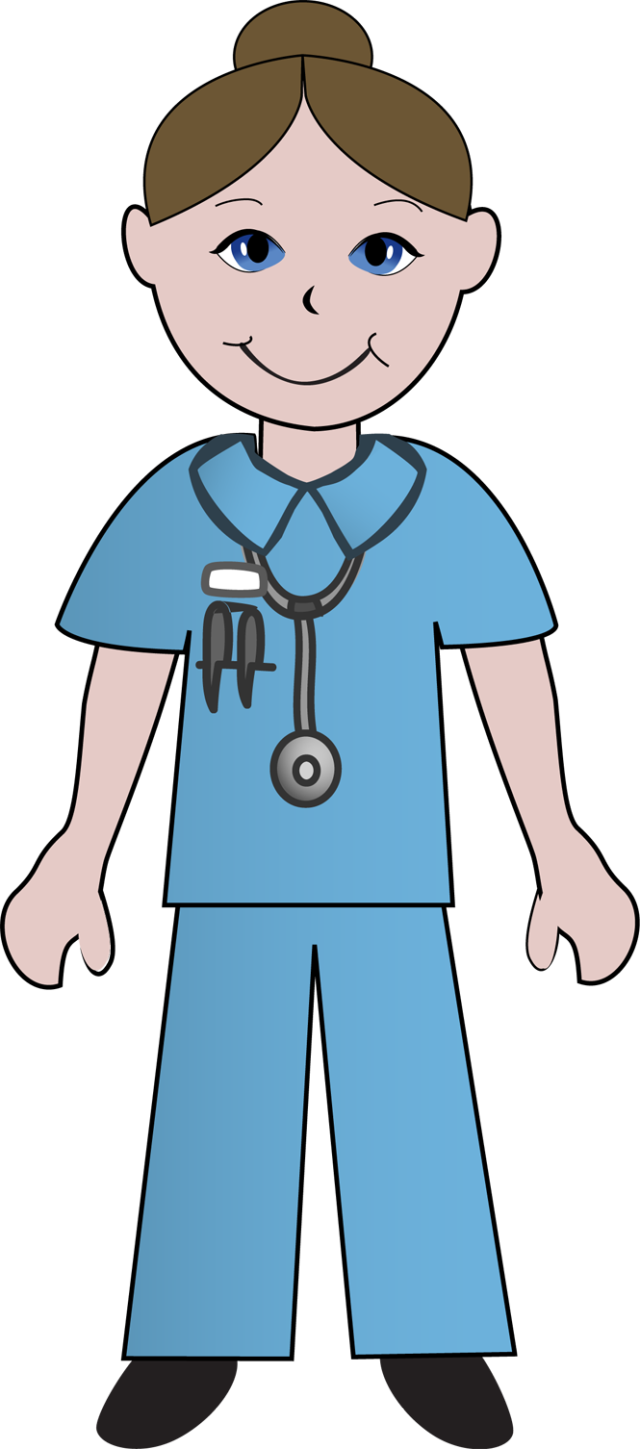 640x1449 Free Clip Art School Nurse Clipart Image 1