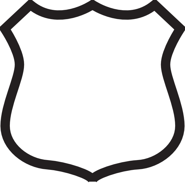 600x600 Highway Road Sign Clipart