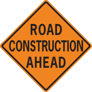 300x300 Road Construction Ahead Clip Art