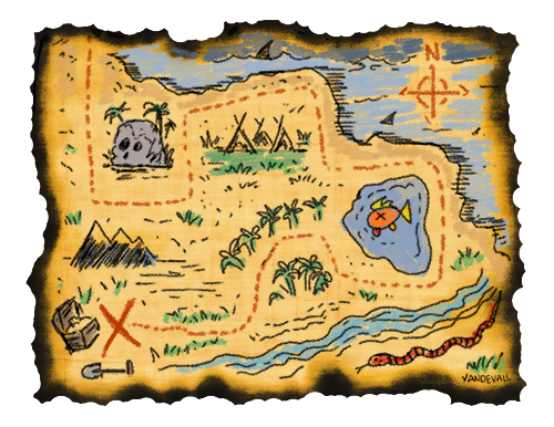 500x386 Simple Road Map Clipart