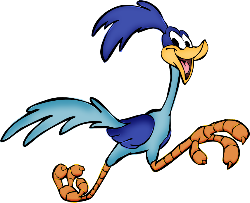 855x694 Free Road Runner Clipart Image