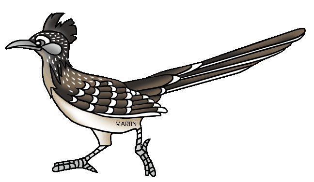 648x377 United States Clip Art By Phillip Martin, New Mexico State Bird