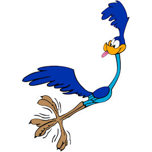 300x300 Roadrunner Clipart Animated