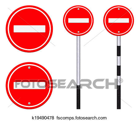 450x391 Pictures Of No Entry Sign, Road Traffic Warning And Pole, Isolated