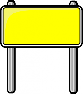 265x300 Road Sign Clip Art