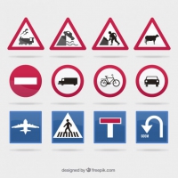 200x200 Road Traffic Signs Clip Art Free Vector Graphic Art Free Download