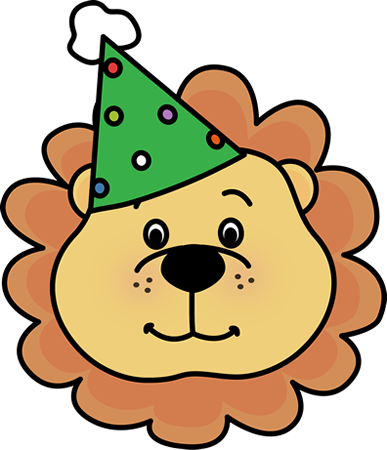 387x450 Circus Lion Face Clip Art