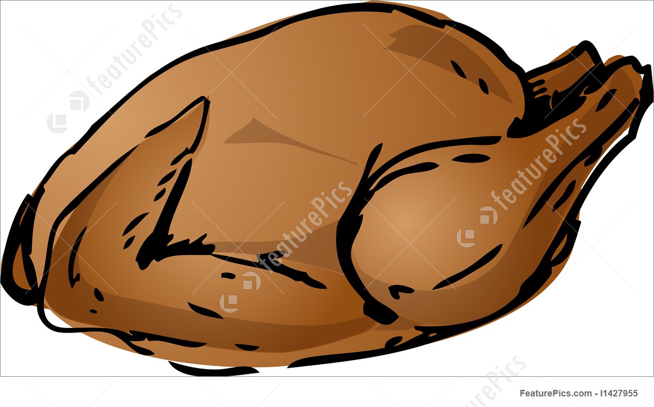 1300x809 Illustration Of Roast Chicken