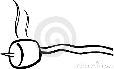 400x244 Marshmallows Black And White Clipart