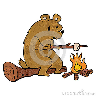 400x400 A Man Roasting Marshmallows While Camping A Man With Blonde Hair