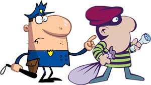 300x169 Cop Clipart Cops And Robber