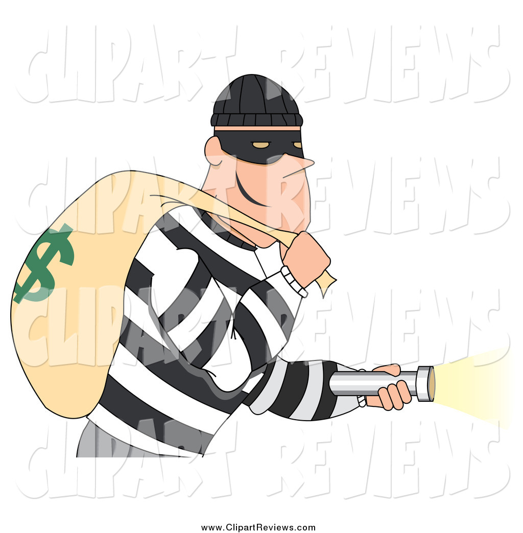 1024x1044 Cliprt Of Male Robber Shining Flashlightnd Carrying