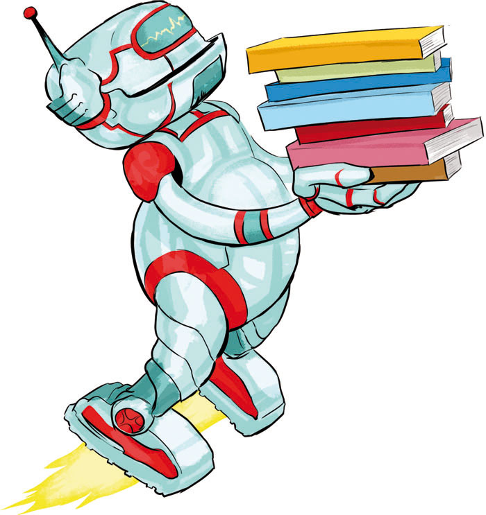 700x743 Book Fair Clipart Robot Theme Robot, Book Fairs