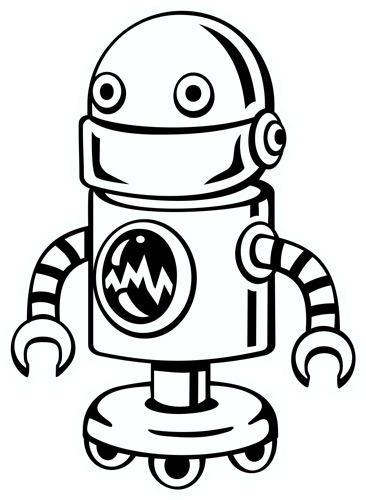 366x500 Robot Clipart Custom