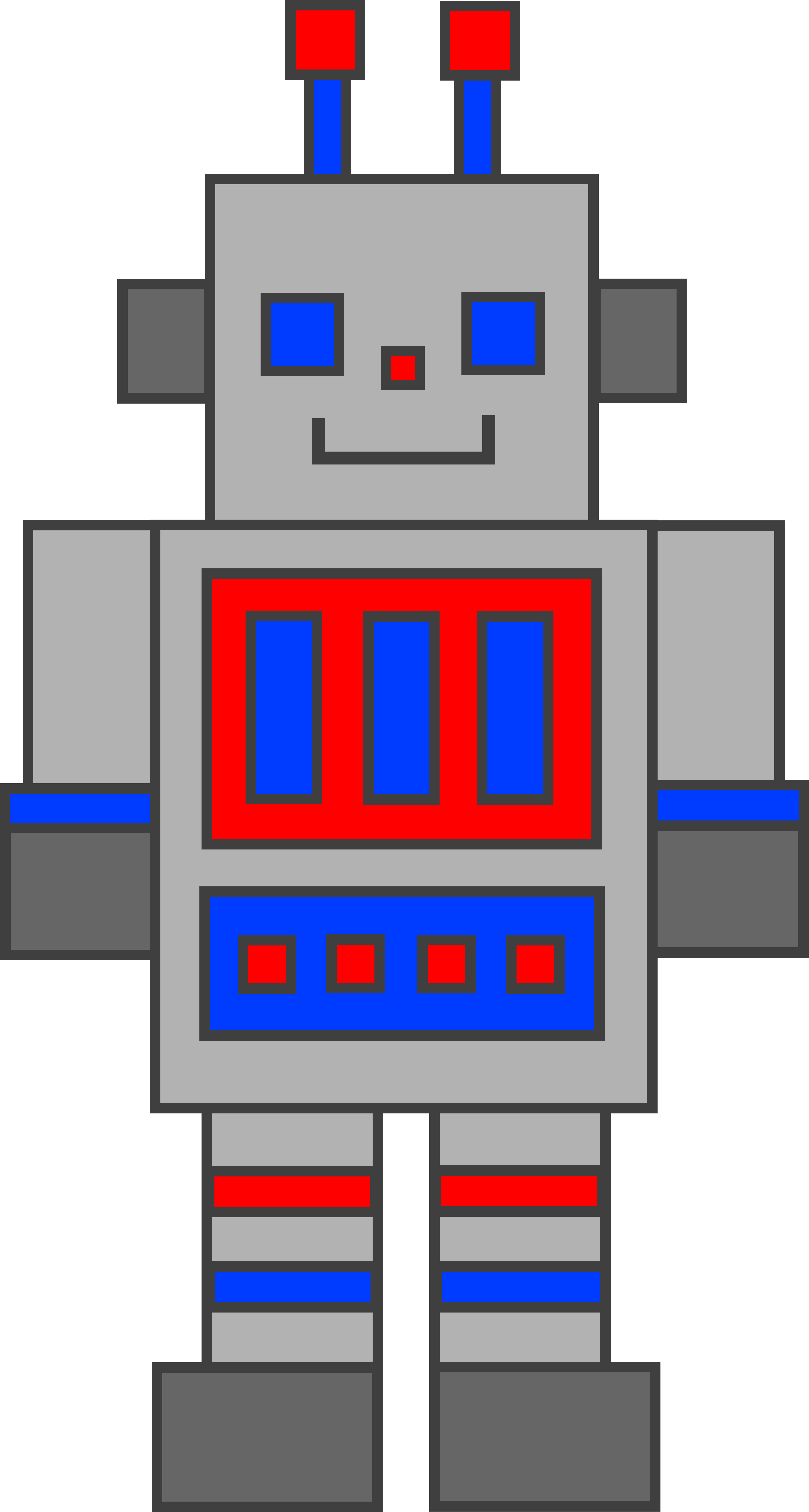 3878x7246 Little Silver Robot
