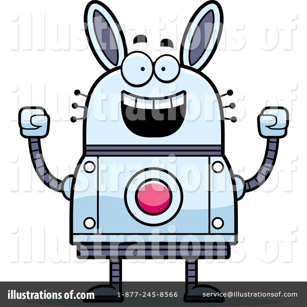 1024x1024 Rabbit Robot Clipart