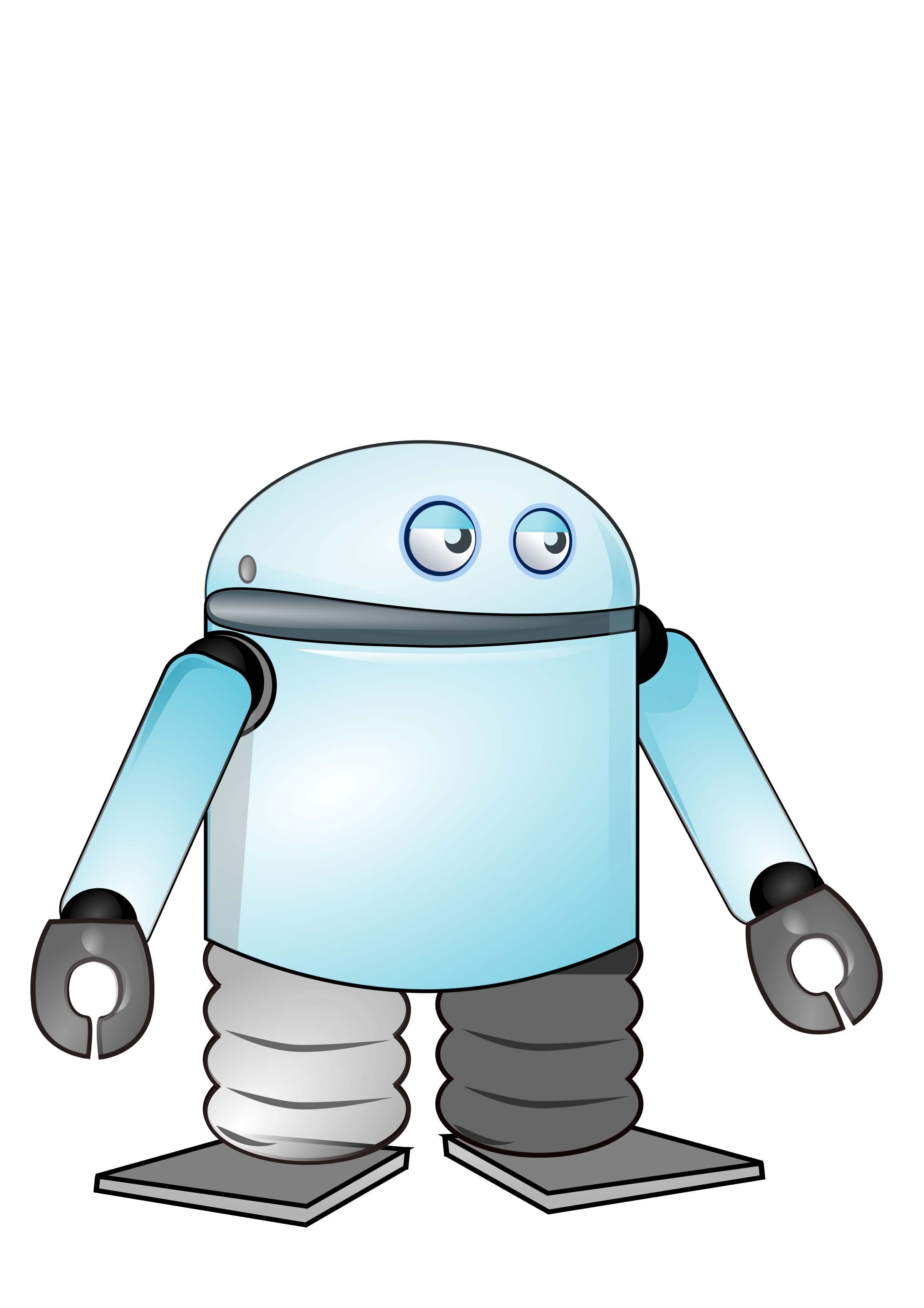 2400x3394 Robot Clipart Animated