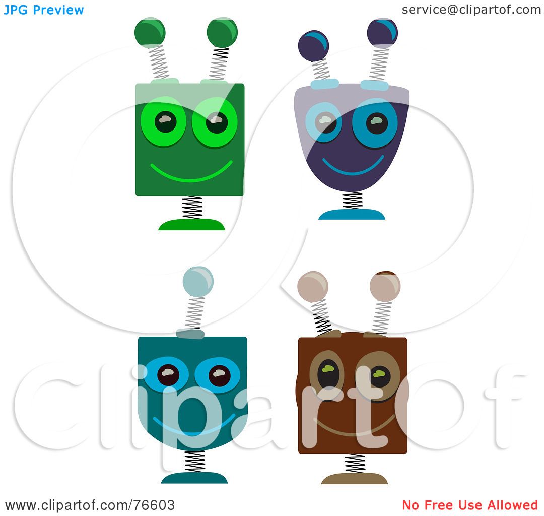 1080x1024 Robot Clipart Four