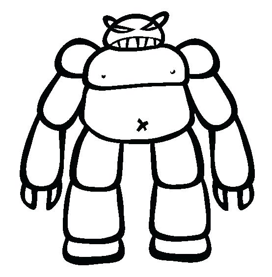 Robot Coloring Pages | Free download on ClipArtMag