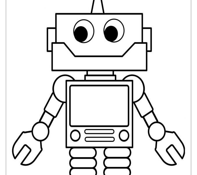 678x600 Fresh Robot Coloring Page 75 On Coloring Pages For Kids Online