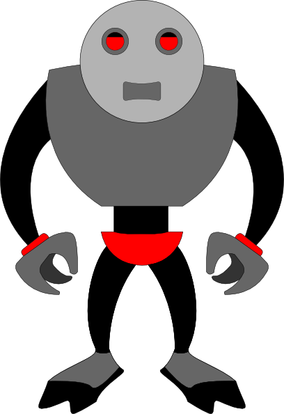 408x595 Lego Robot Clipart