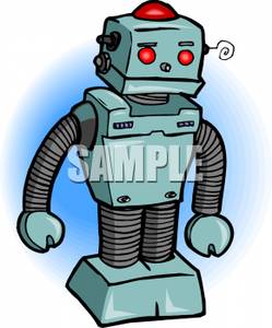 249x300 Mechanical Robot Clipart Image