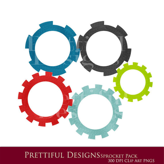 570x570 Robot Clip Art Sprockets And Gears Personal And Commercial