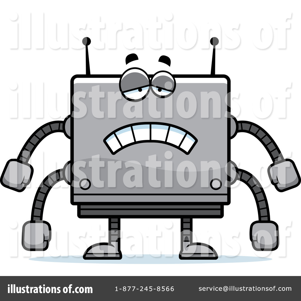 1024x1024 Square Robot Clipart