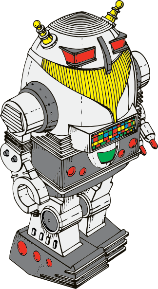 324x594 Toy Robot Clip Art