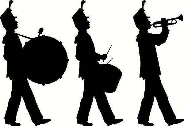 600x411 Rock Band Silhouette Clipart