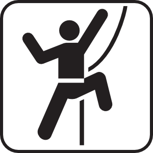 300x300 Technical Rock Climbing White Clip Art