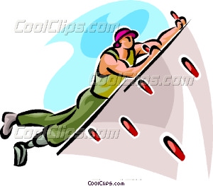 300x263 Indoor Rock Climber Vector Clip Art