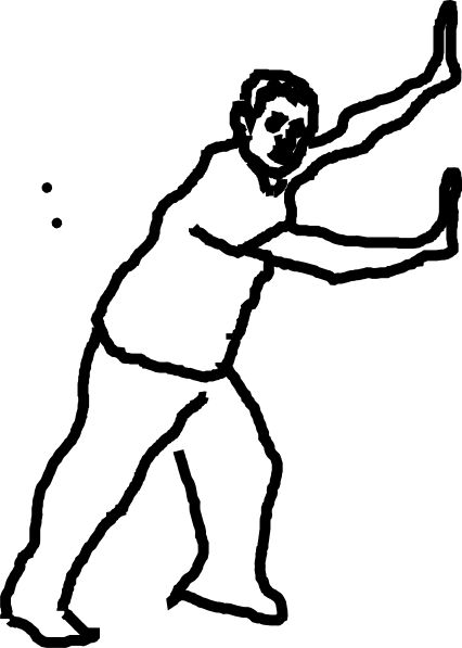 426x597 Push On Rock Clipart