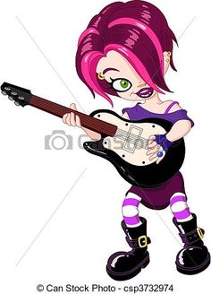 236x328 Free Png Clipart Kawaii Punk Rock Girl Designed By
