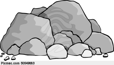 400x230 Rock Clipart