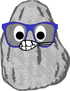 228x298 Rock With Sunglasses Clip Art