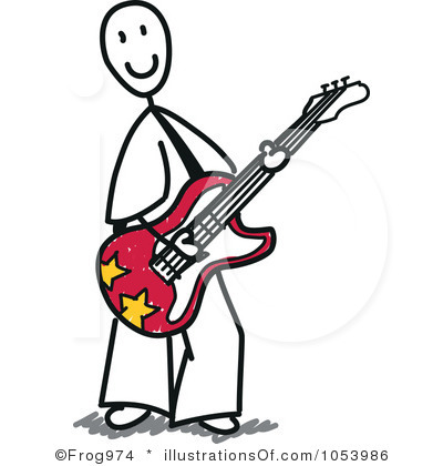 400x420 Free Clipart Guitar Images