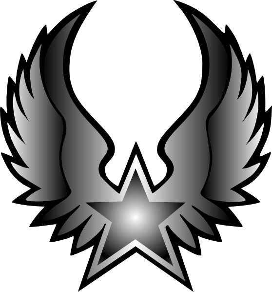 558x598 Rock Star Black And White Clipart